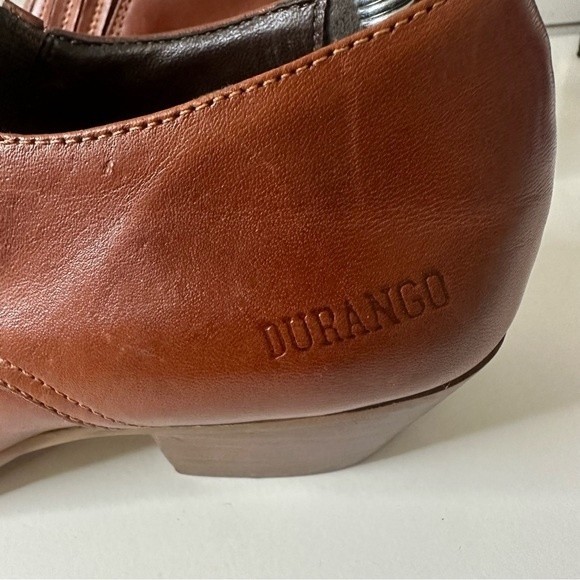 Durango Brown Western Booties Size 8.5 - Picture 3 of 9